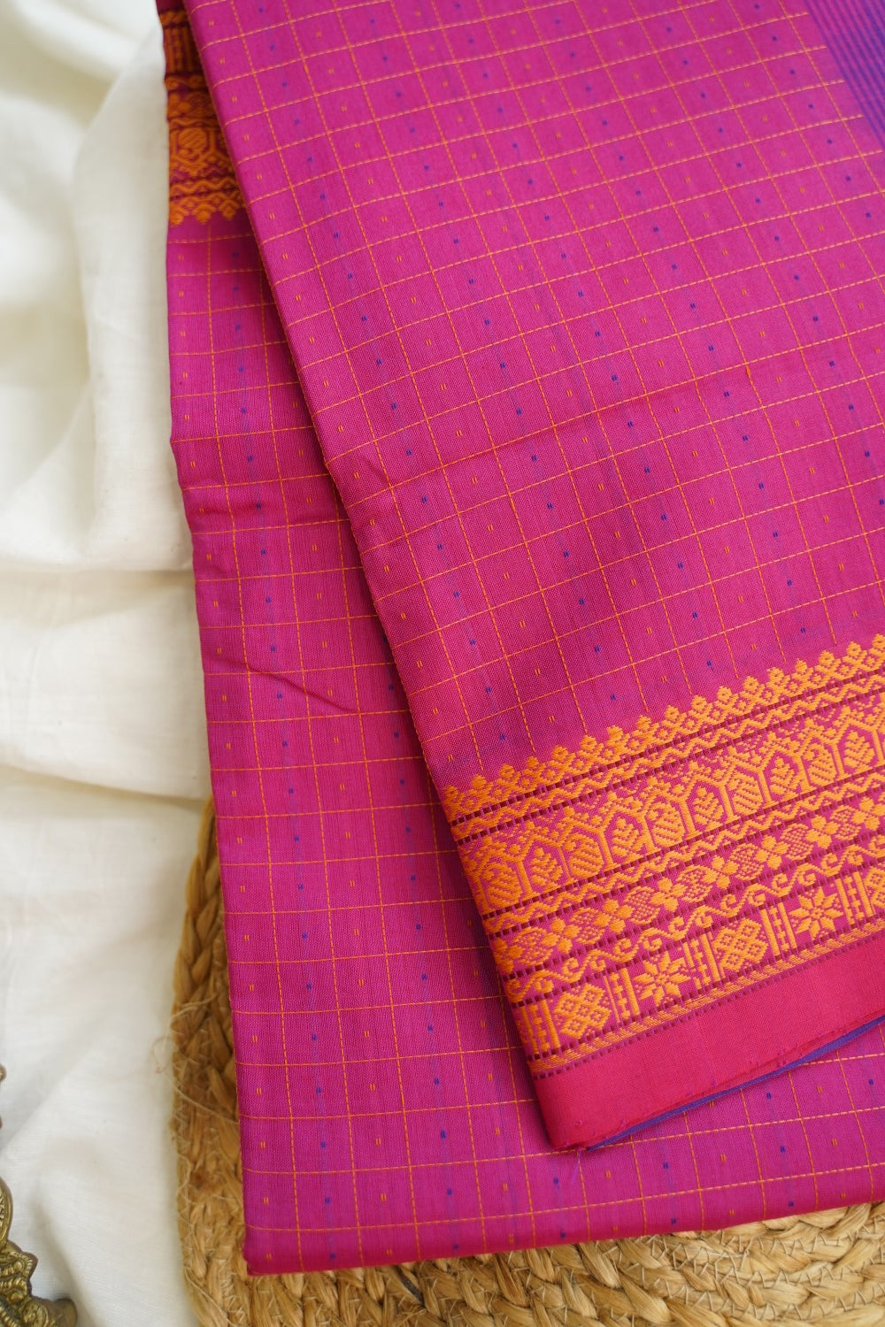 Kanchi Semi Silk Cotton Saree PC15157