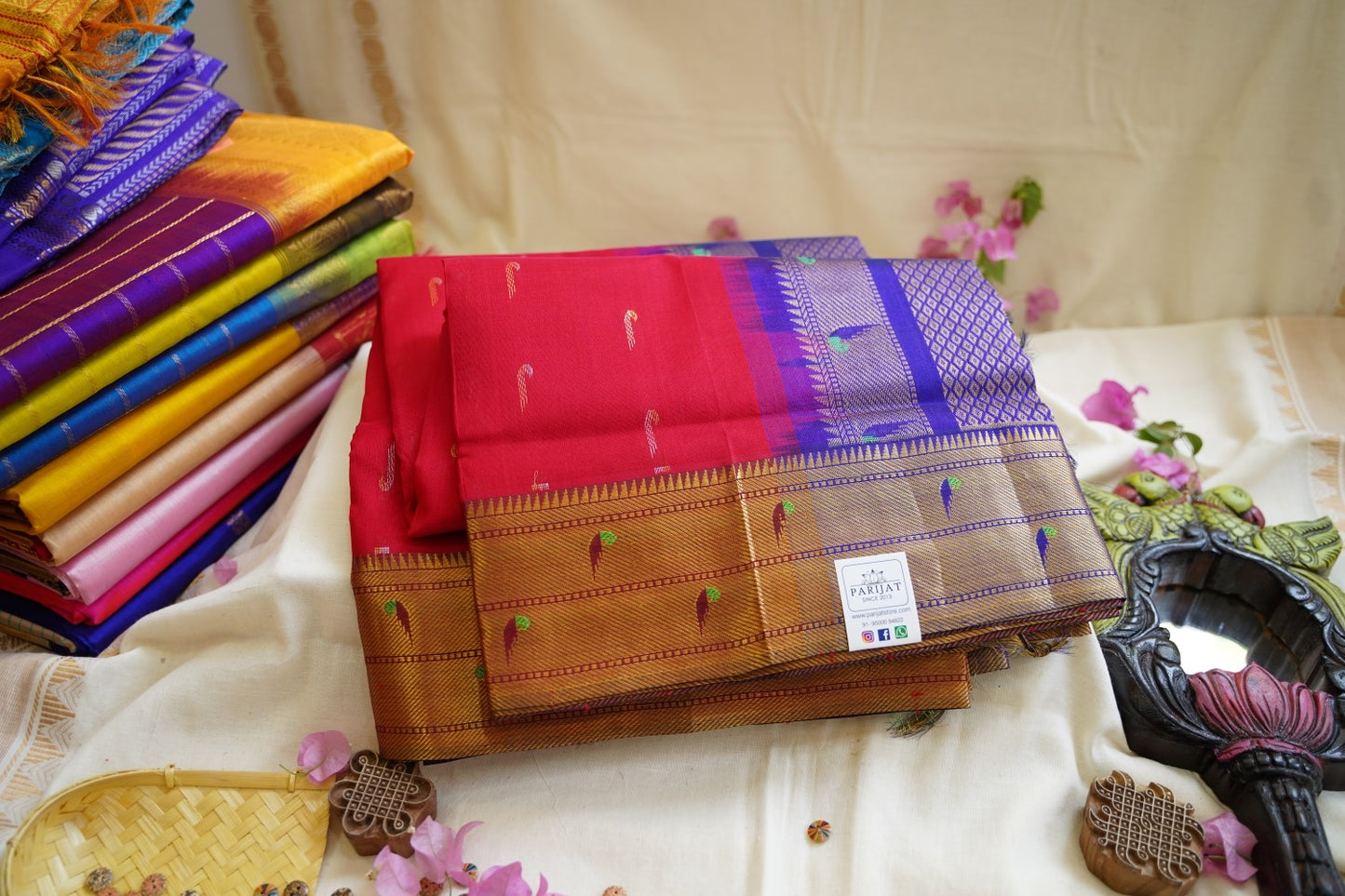 Kanchi Handloom Silk Cotton Saree PC12185