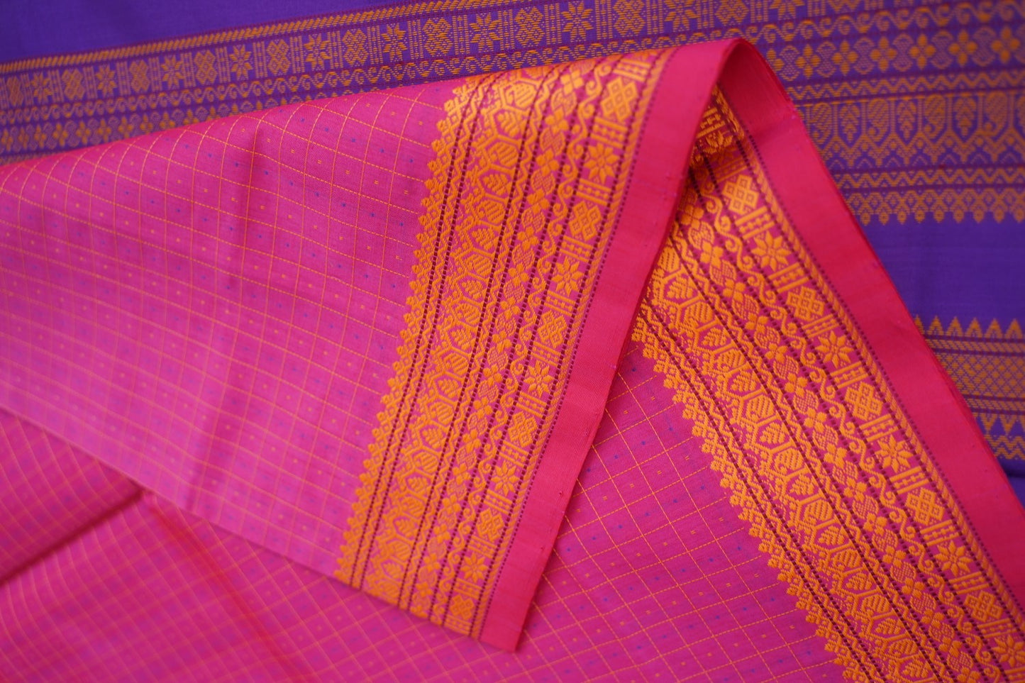 Kanchi Semi Silk Cotton Saree PC15157