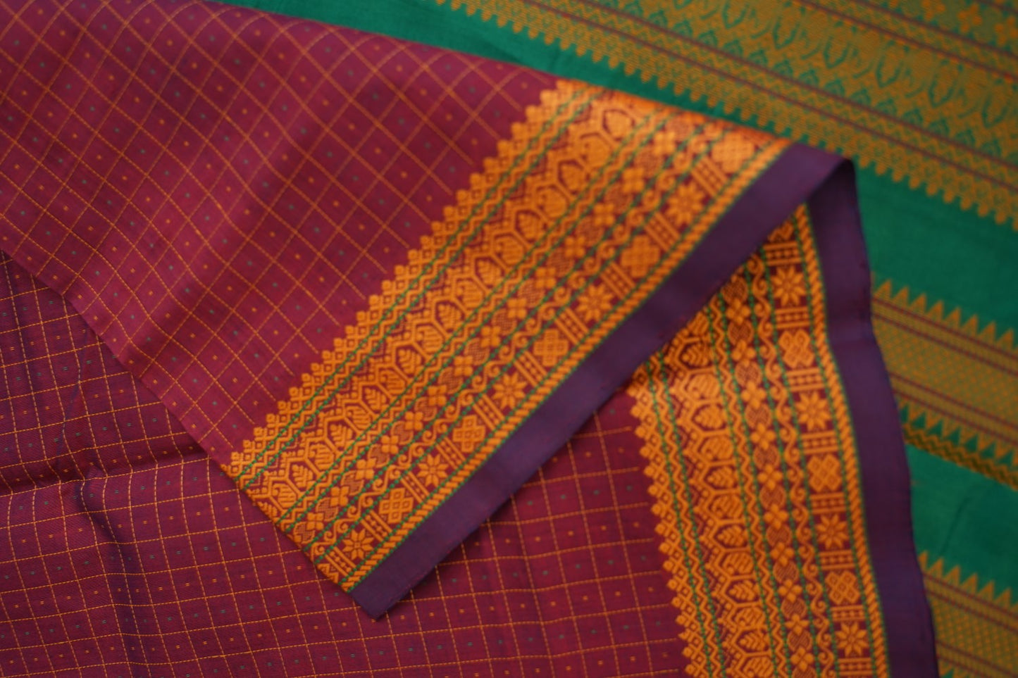 Kanchi Semi Silk Cotton Saree PC15150