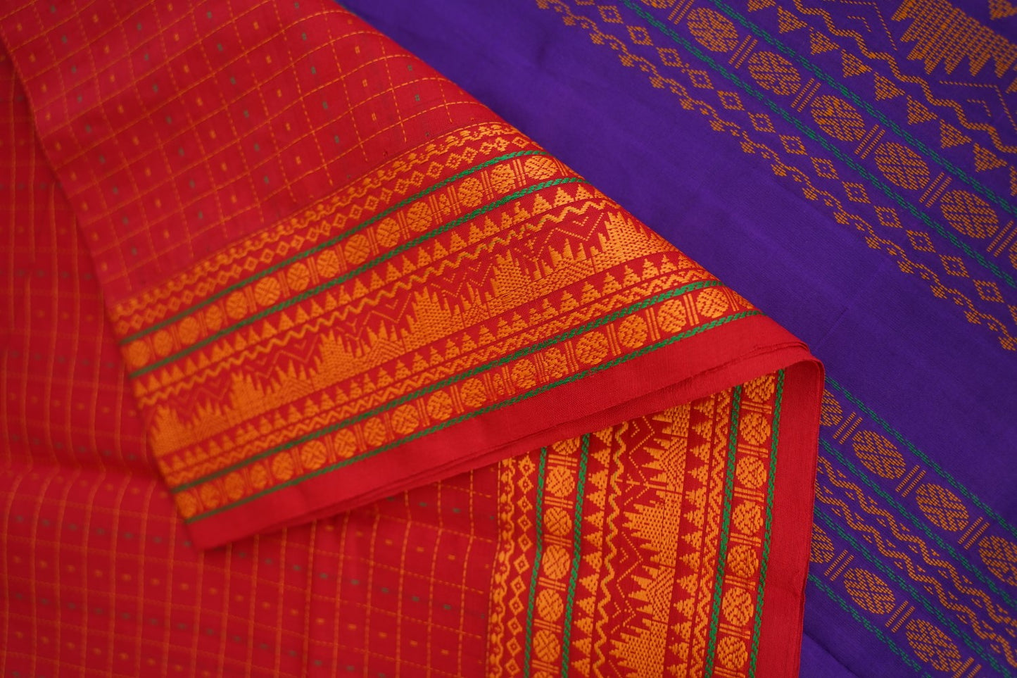 Kanchi Semi Silk Cotton Saree PC15159