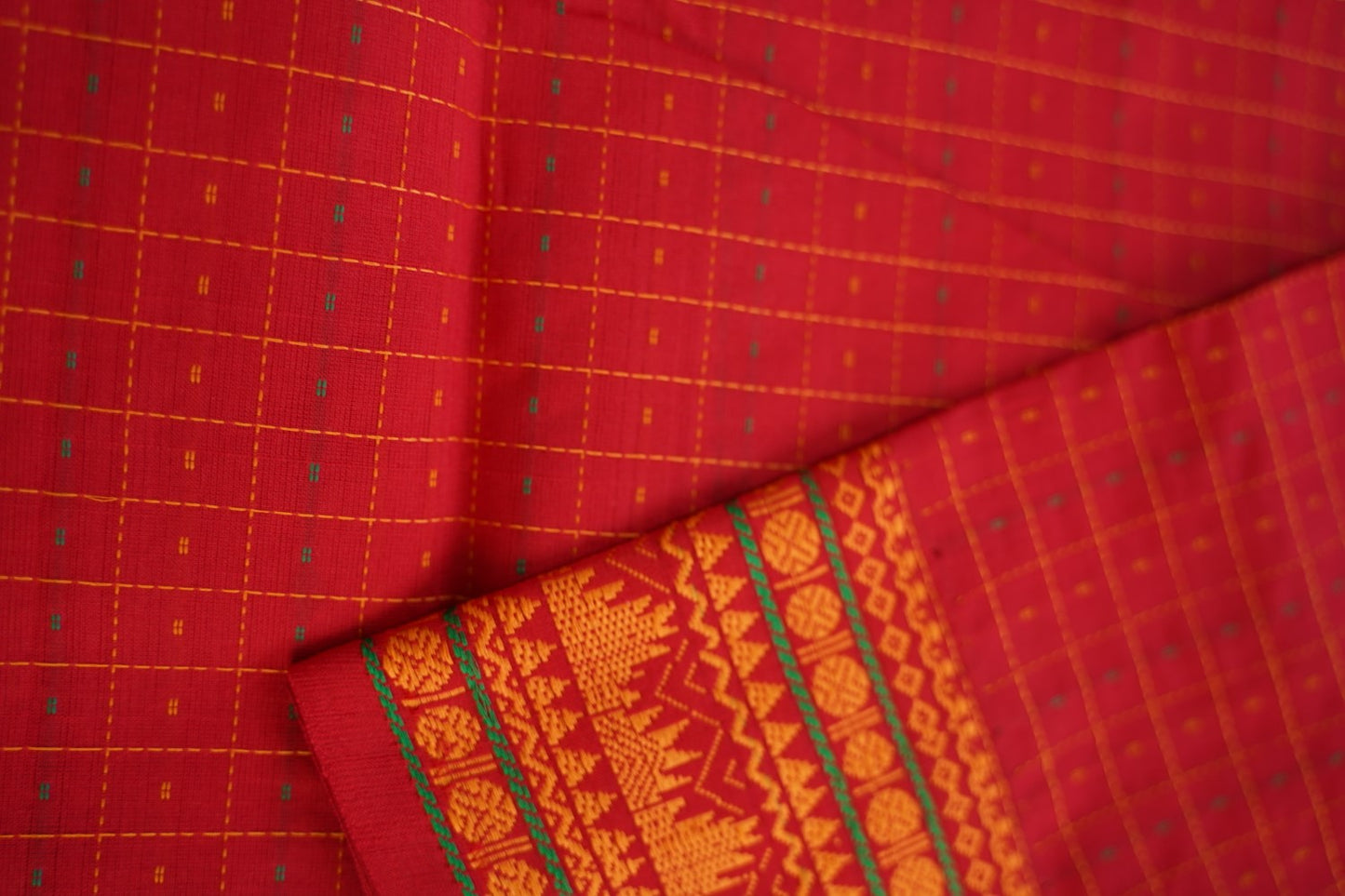 Kanchi Semi Silk Cotton Saree PC15159