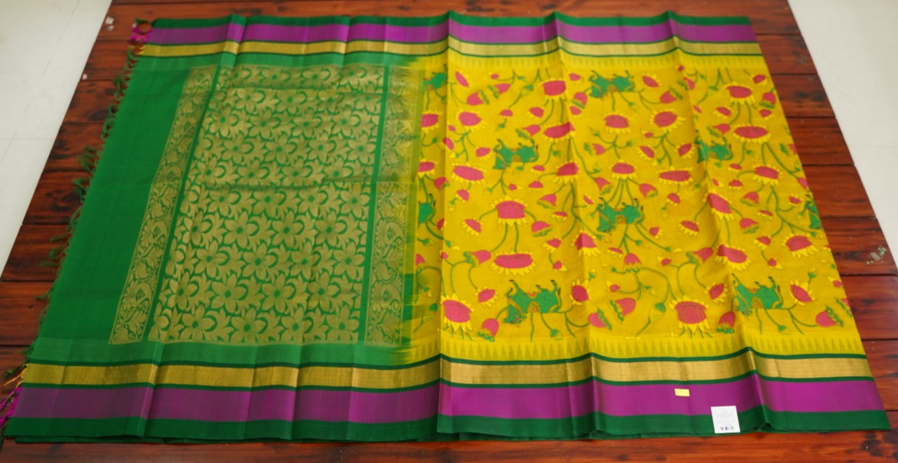 Kanchi Handloom Silk Cotton Saree PC15171