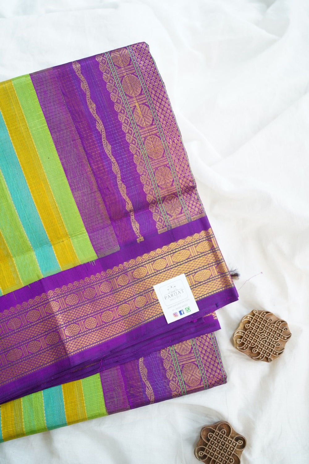 Kanchi Handloom Silk Cotton Saree PC15212