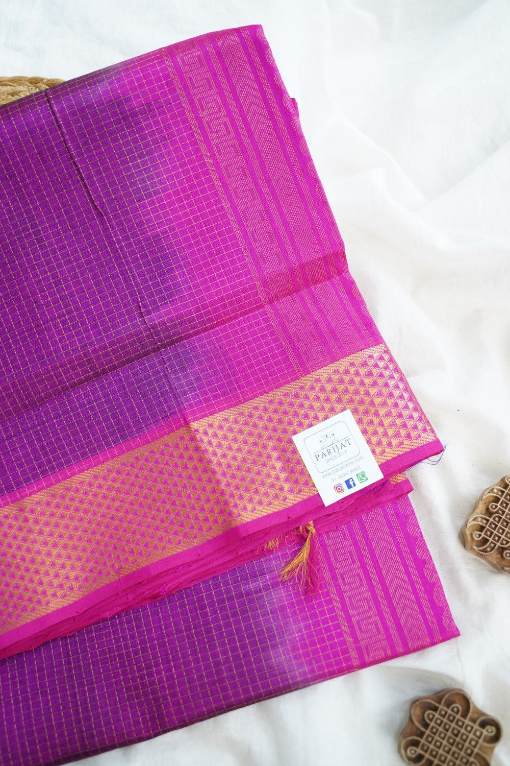 Kanchi Handloom Silk Cotton Saree PC15201