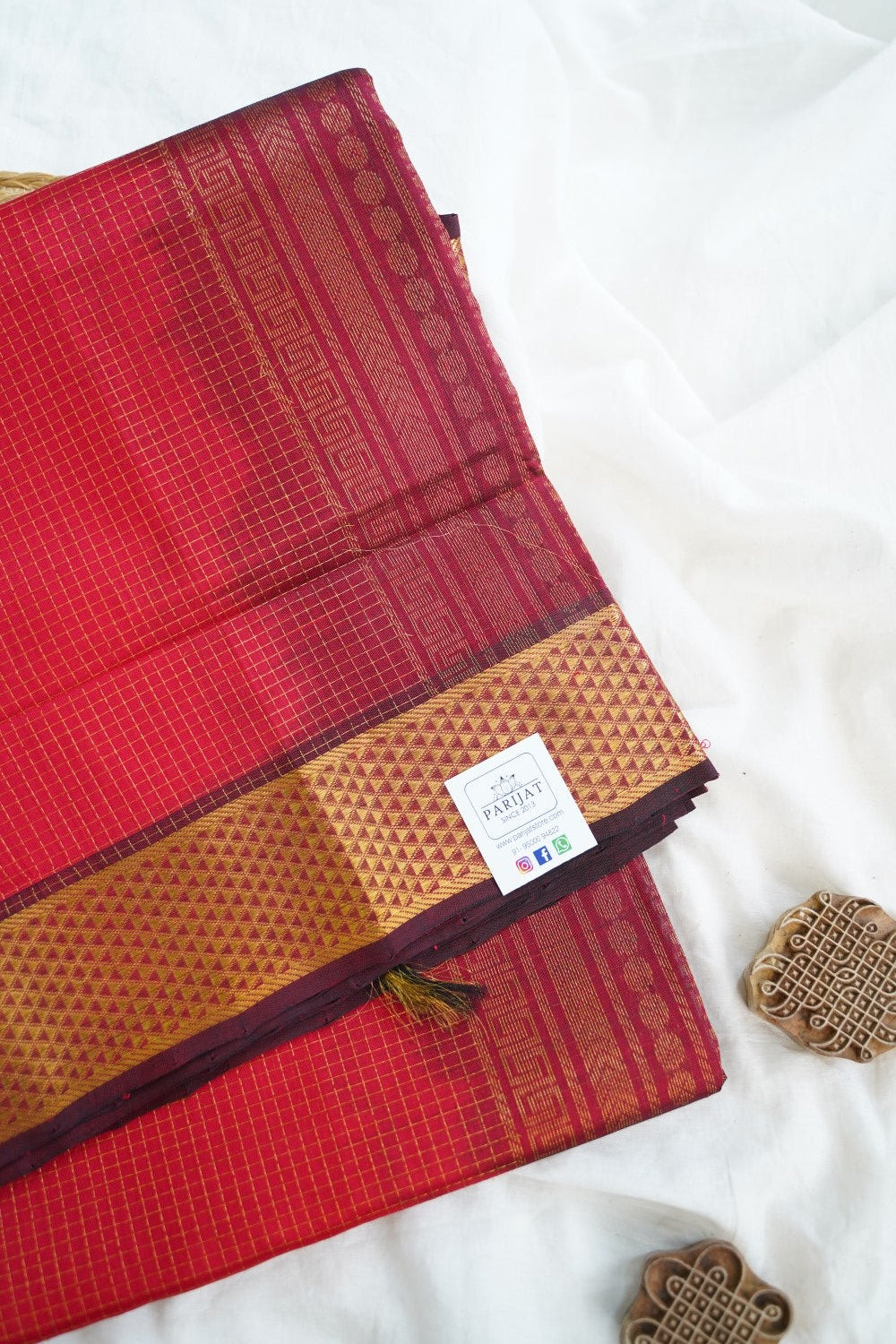 Kanchi Handloom Silk Cotton Saree PC15202