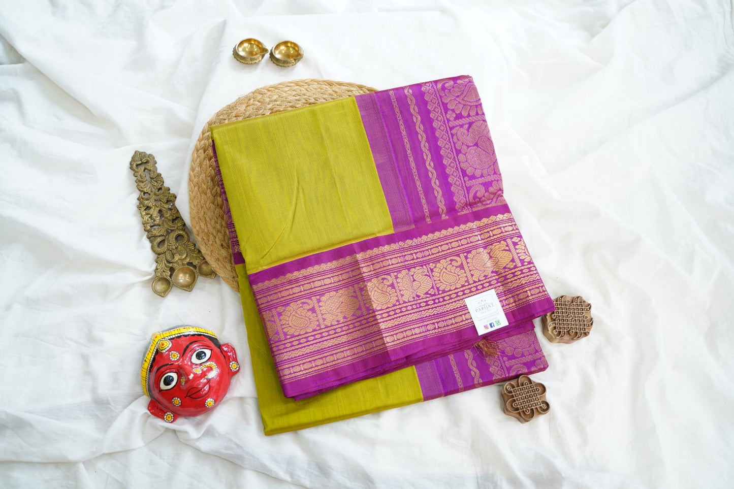 Kanchi Handloom Silk Cotton Saree PC15206