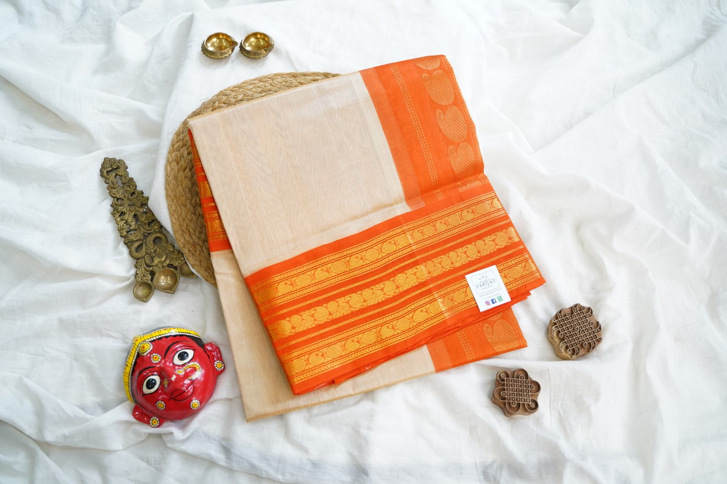 Kanchi Handloom Silk Cotton Saree PC15186
