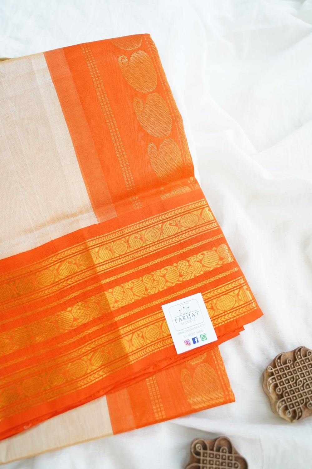 Kanchi Handloom Silk Cotton Saree PC15186