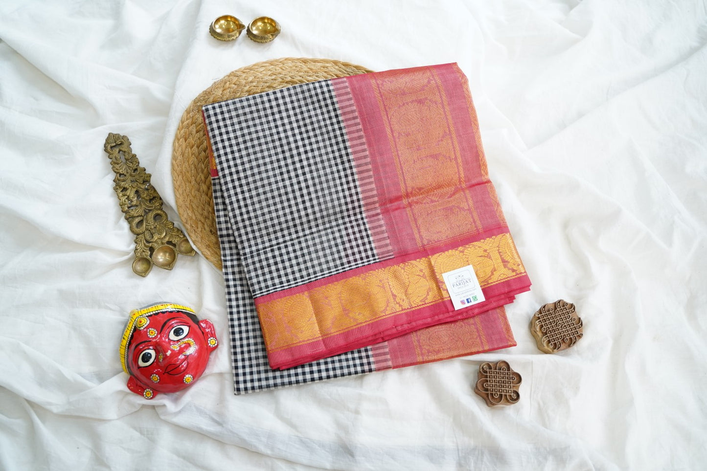 Kanchi Handloom Silk Cotton Saree PC15189