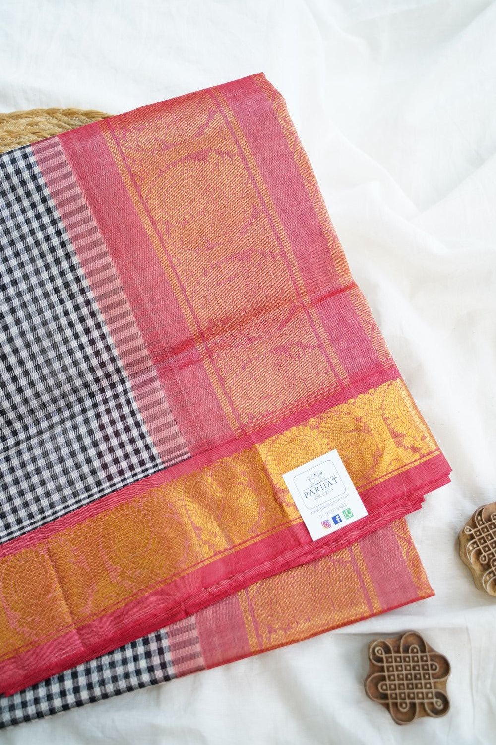 Kanchi Handloom Silk Cotton Saree PC15189