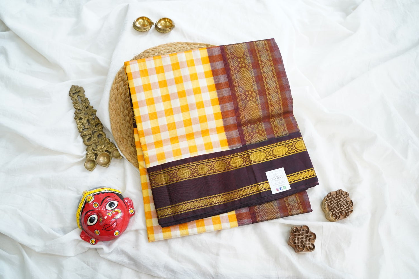 Kanchi Handloom Silk Cotton Saree PC15190