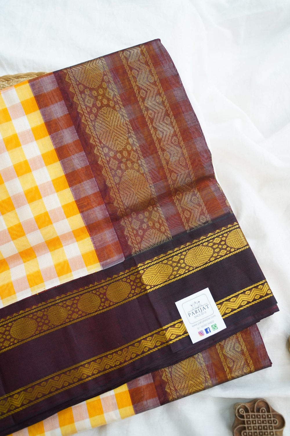 Kanchi Handloom Silk Cotton Saree PC15190