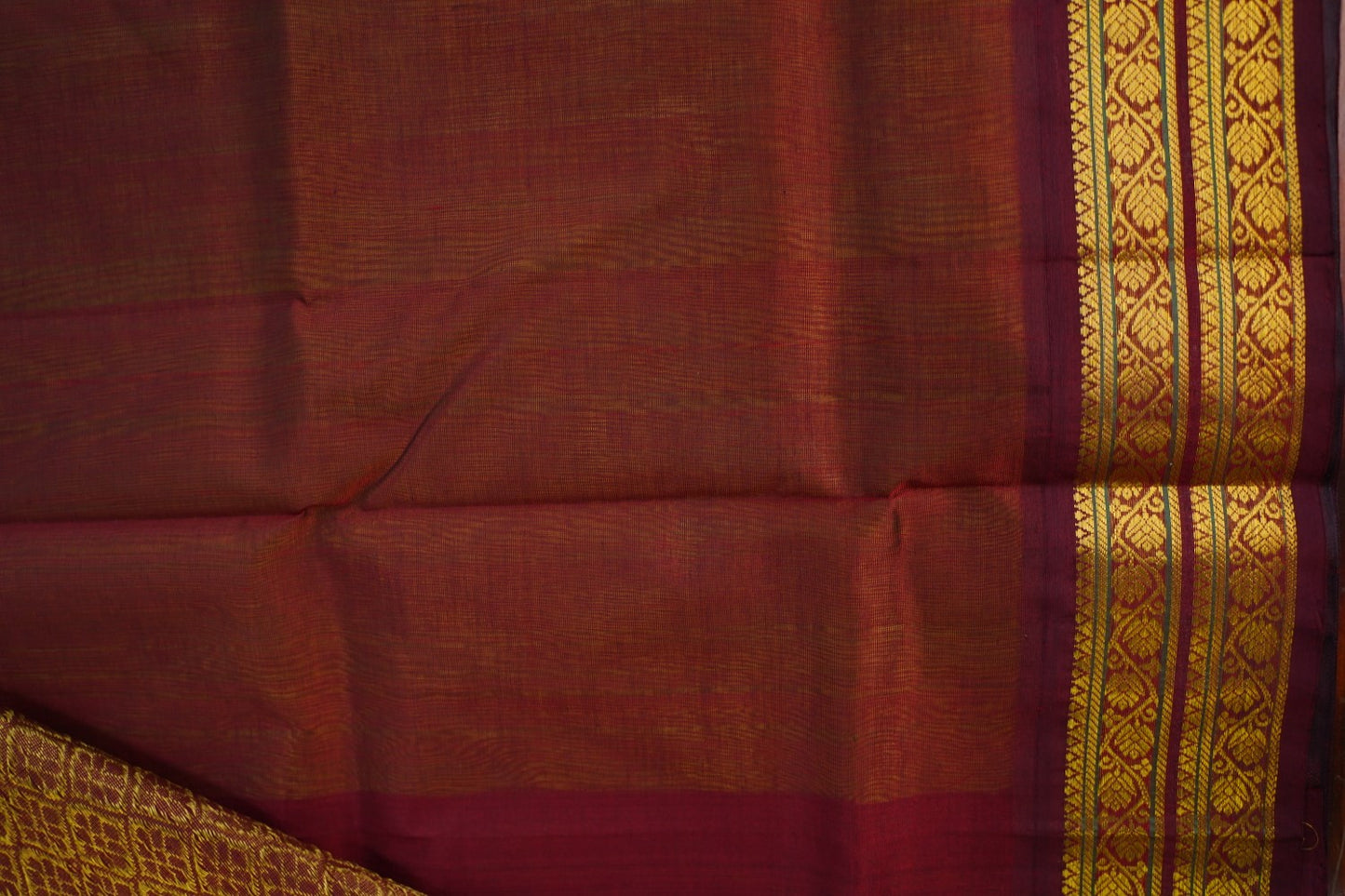 Kanchi Handloom Silk Cotton Saree PC15177
