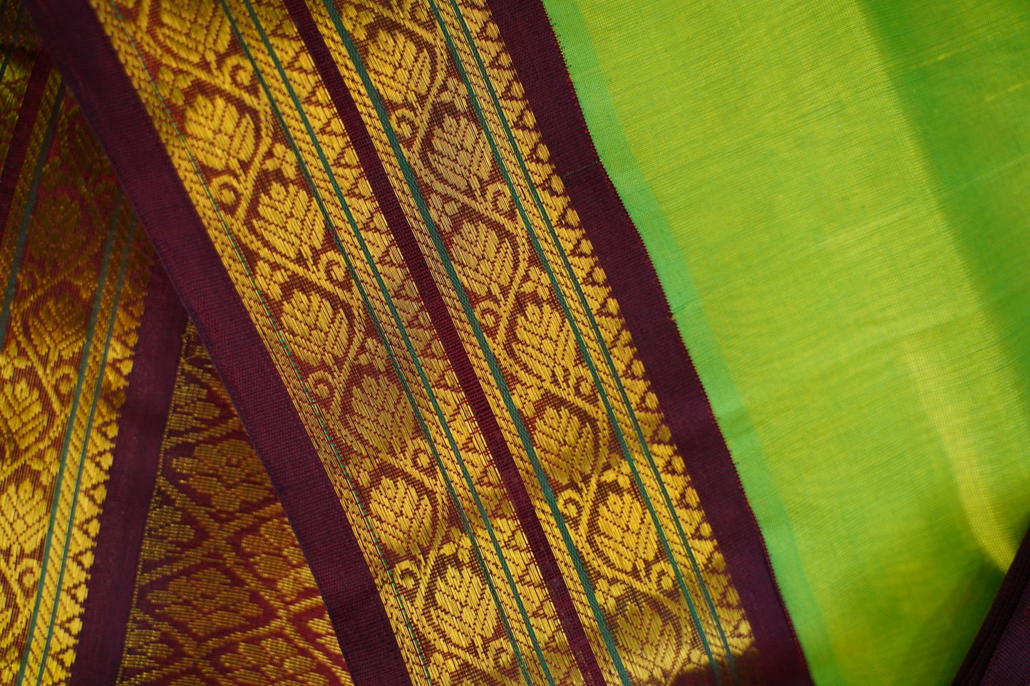 Kanchi Handloom Silk Cotton Saree PC15177