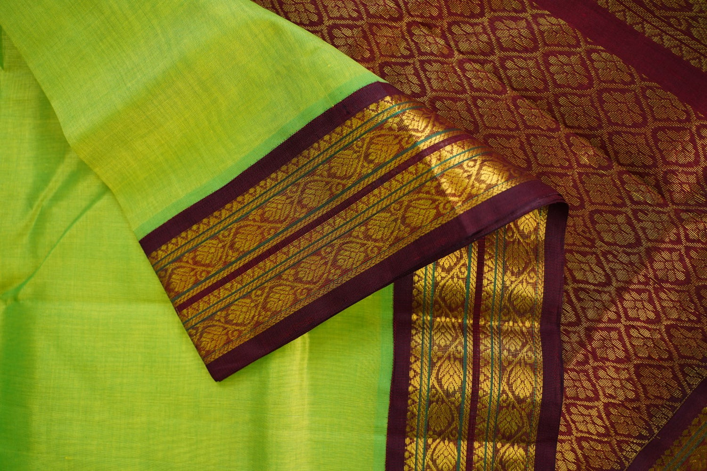 Kanchi Handloom Silk Cotton Saree PC15177