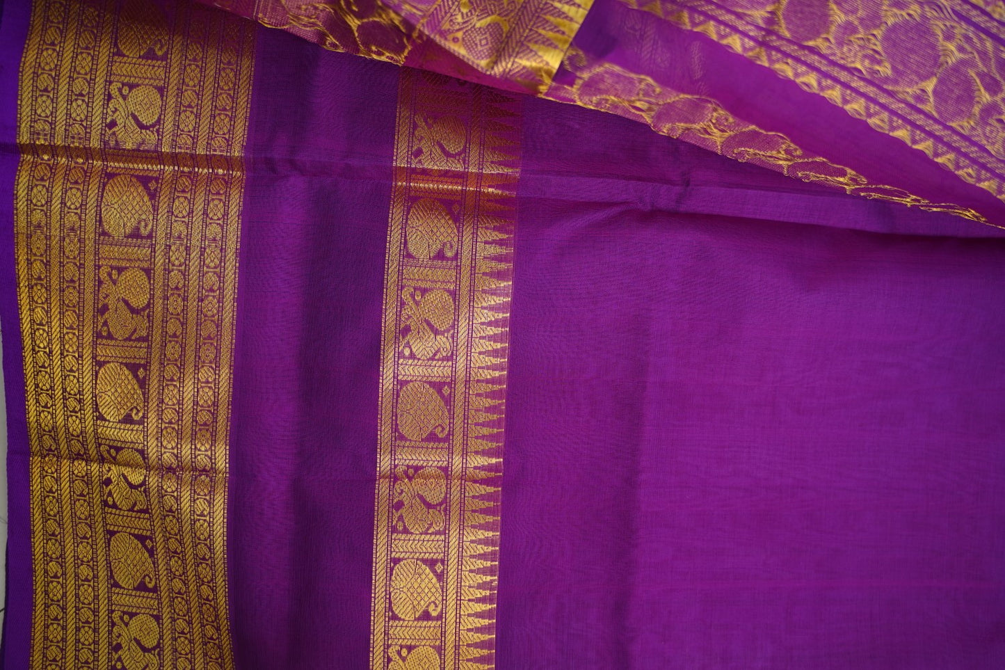 Kanchi Handloom Silk Cotton Saree-PC16536