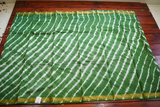 Block Printed Maheshwari Sico Saree PC12397
