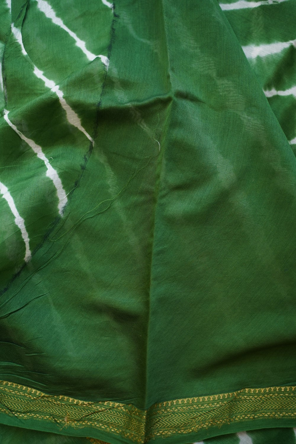 Block Printed Maheshwari Sico Saree PC12397
