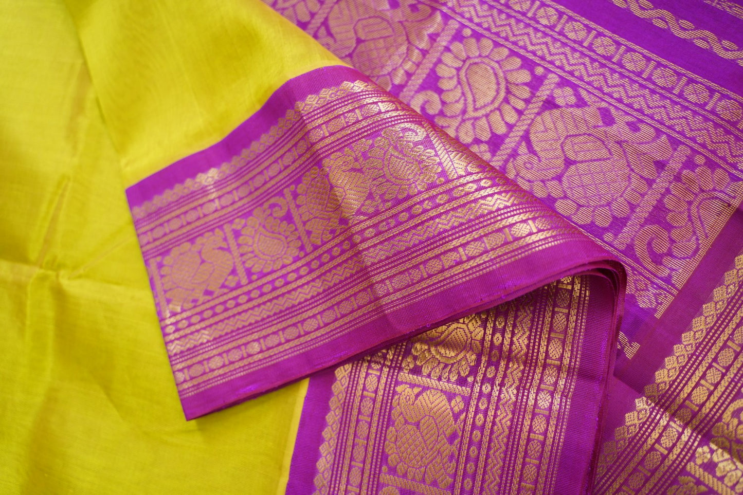 Kanchi Handloom Silk Cotton Saree PC15206