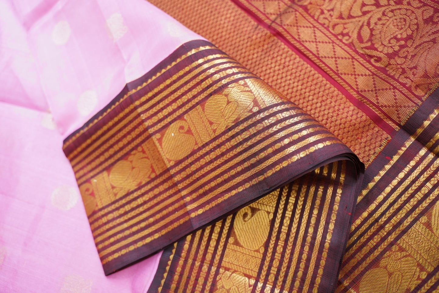 Kanchi Handloom Silk Cotton Saree PC15199