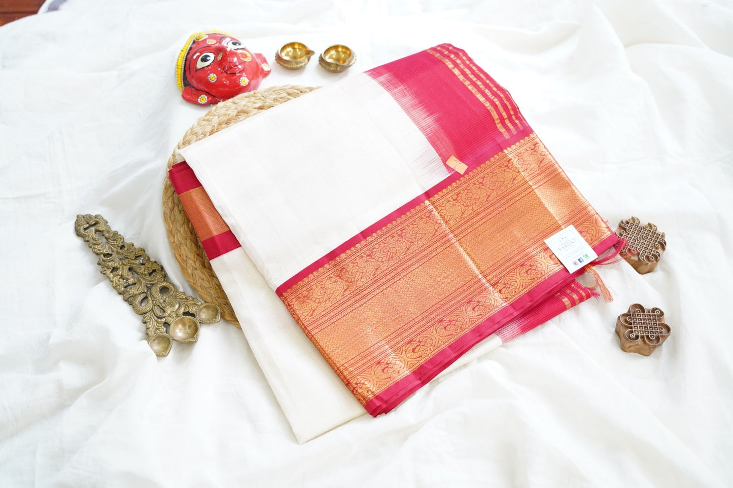 Kanchi Handloom Silk Cotton Saree PC15246