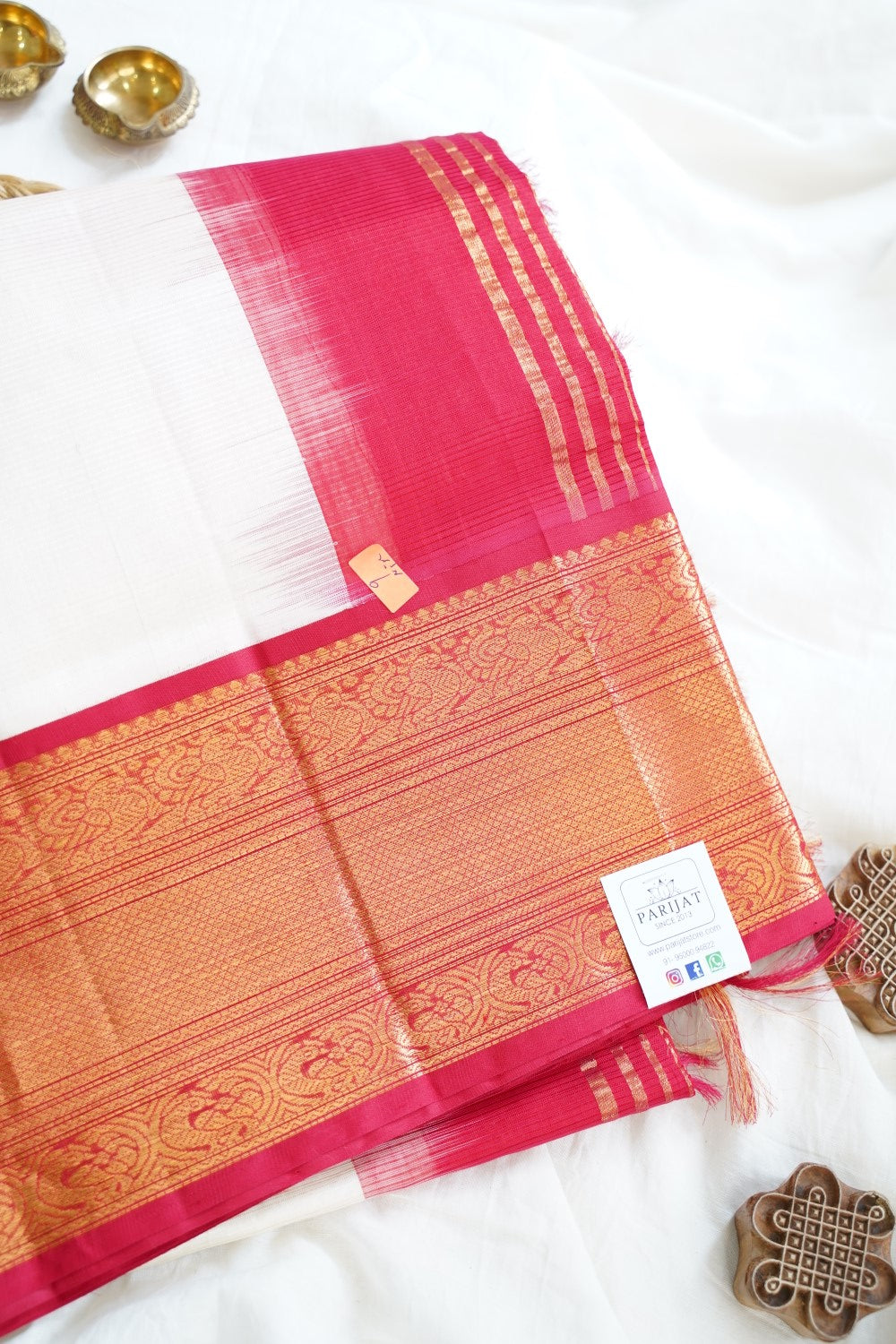 Kanchi Handloom Silk Cotton Saree PC15246