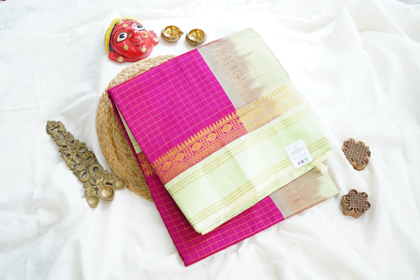 Kanchi Handloom Silk Cotton Saree PC15250