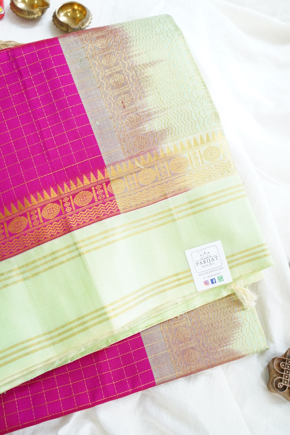 Kanchi Handloom Silk Cotton Saree PC15250