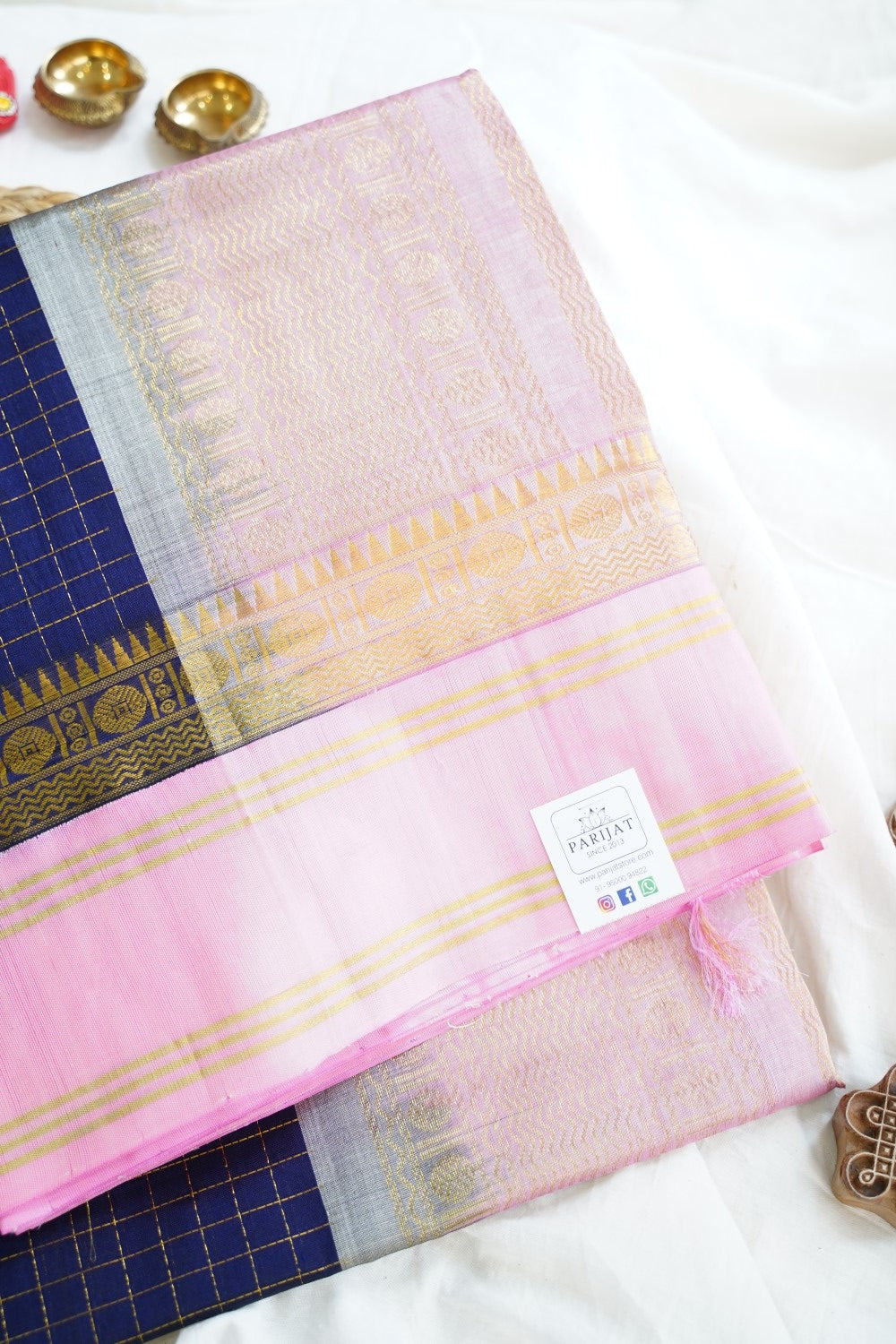 Kanchi Handloom Silk Cotton Saree PC15251