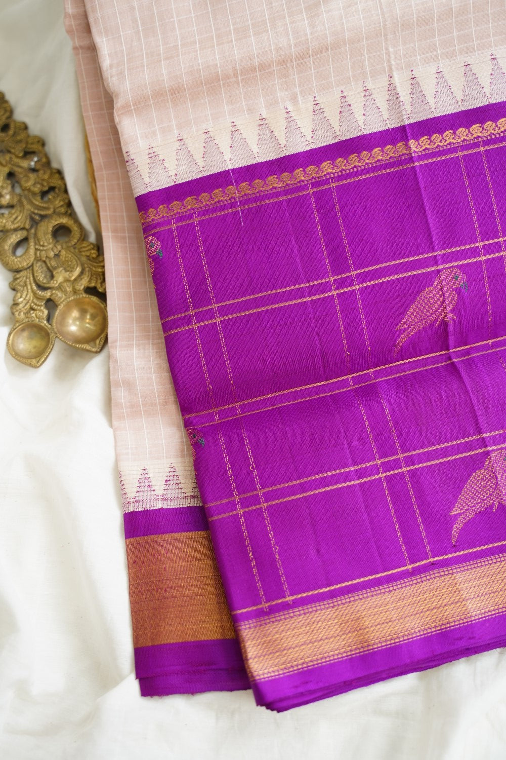 Kanchi Handloom Silk Cotton Saree PC15257