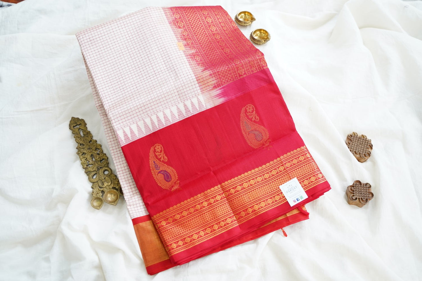 Kanchi Handloom Silk Cotton Saree PC15260