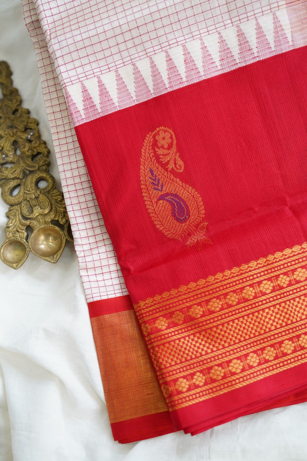 Kanchi Handloom Silk Cotton Saree PC15260