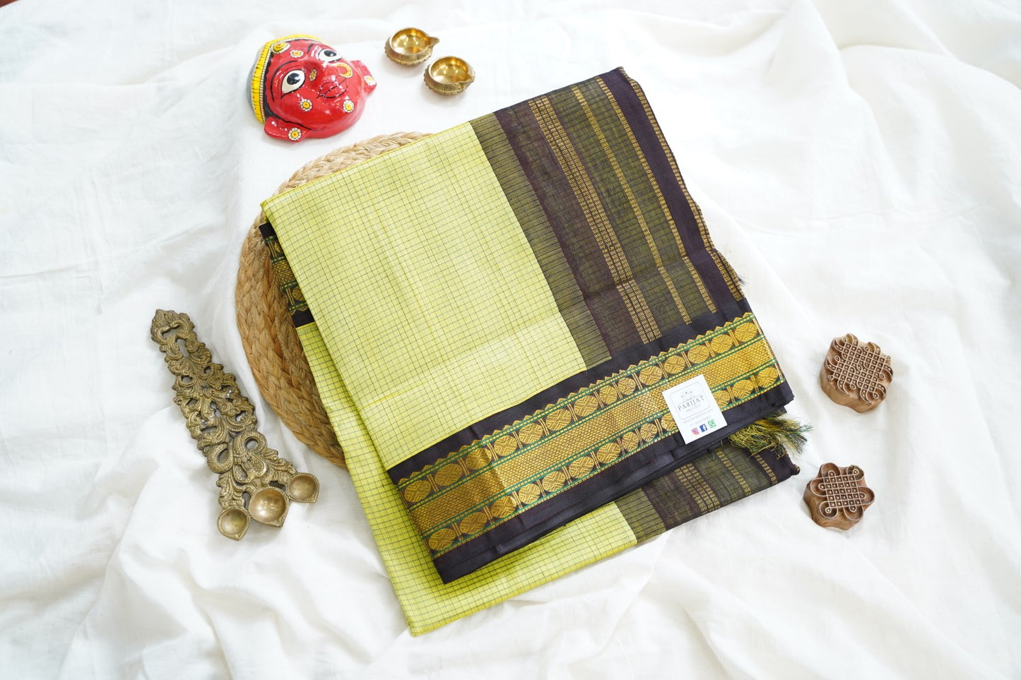 Kanchi Handloom Silk Cotton Saree PC15263