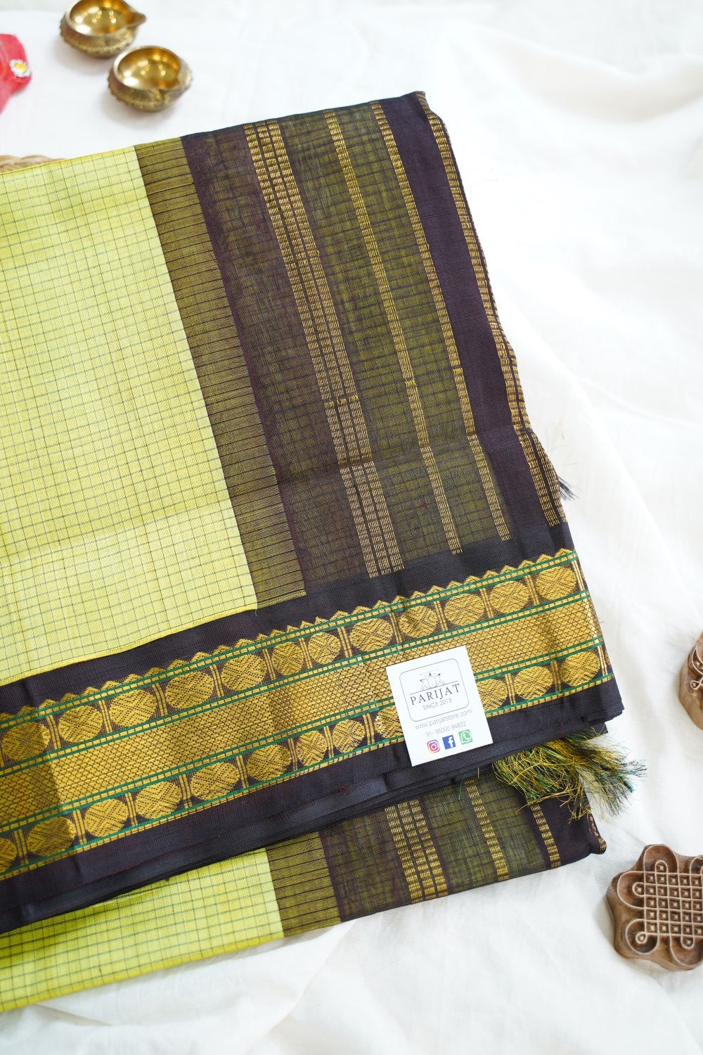 Kanchi Handloom Silk Cotton Saree PC15263