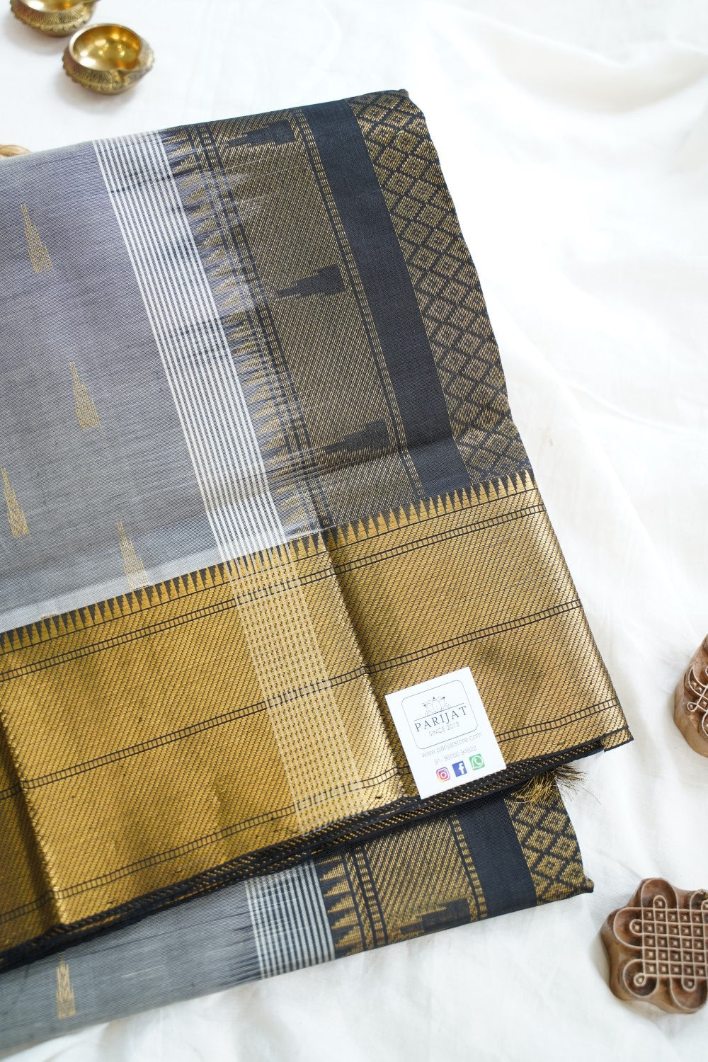 Kanchi Handloom Silk Cotton Saree PC15266