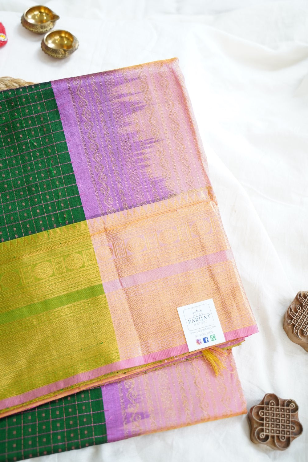 Kanchi Handloom Silk Cotton Saree PC15267