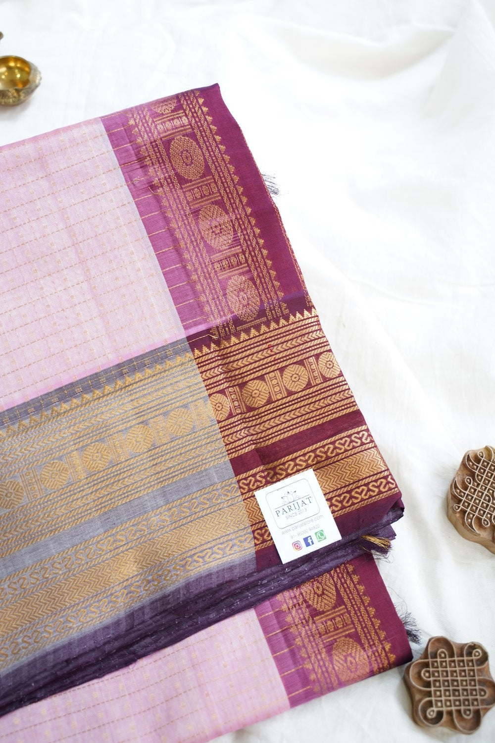 Kanchi Handloom Silk Cotton Saree PC15269