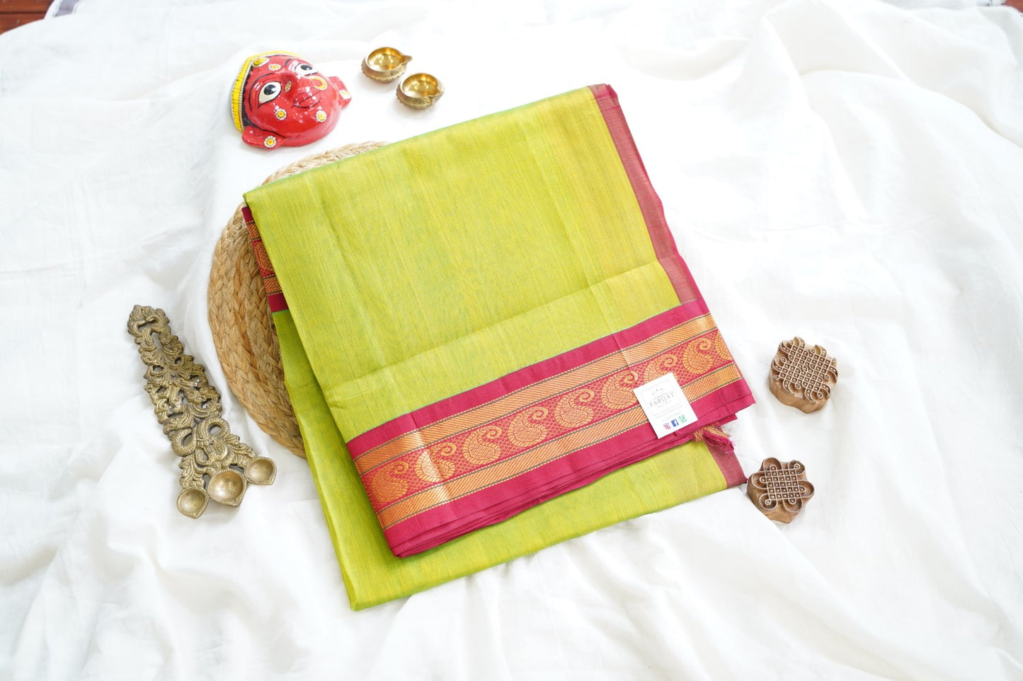 Kanchi Handloom Silk Cotton Saree PC15272