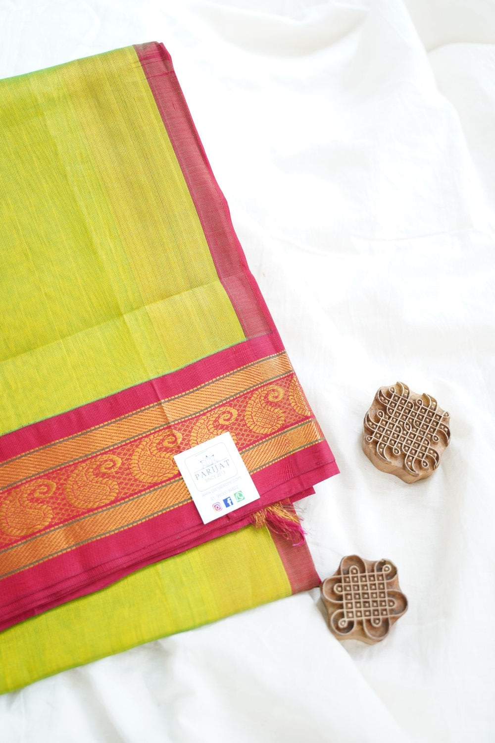 Kanchi Handloom Silk Cotton Saree PC15272