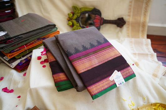 Chettinad handloom Cotton Saree PC12668