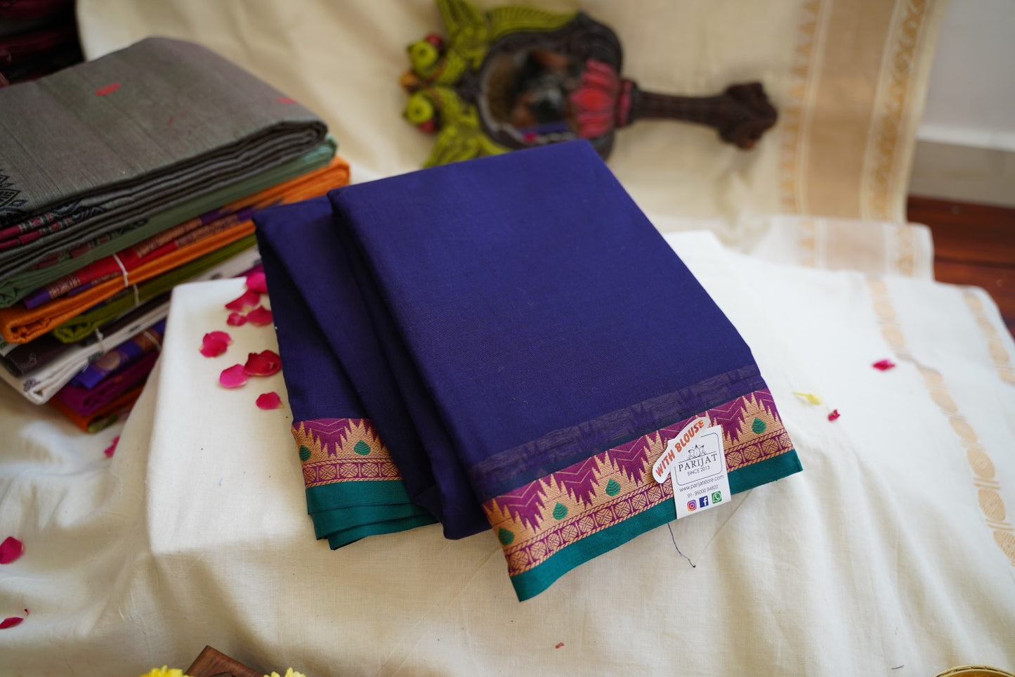 Chettinad handloom Cotton Saree PC12689