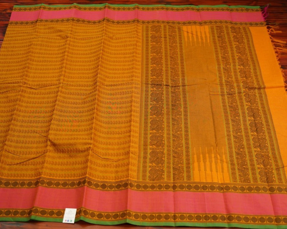Kanchi Cotton Saree & Blouse Set PC12836