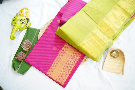 Kanchi Handloom Silk Cotton Saree PC16542