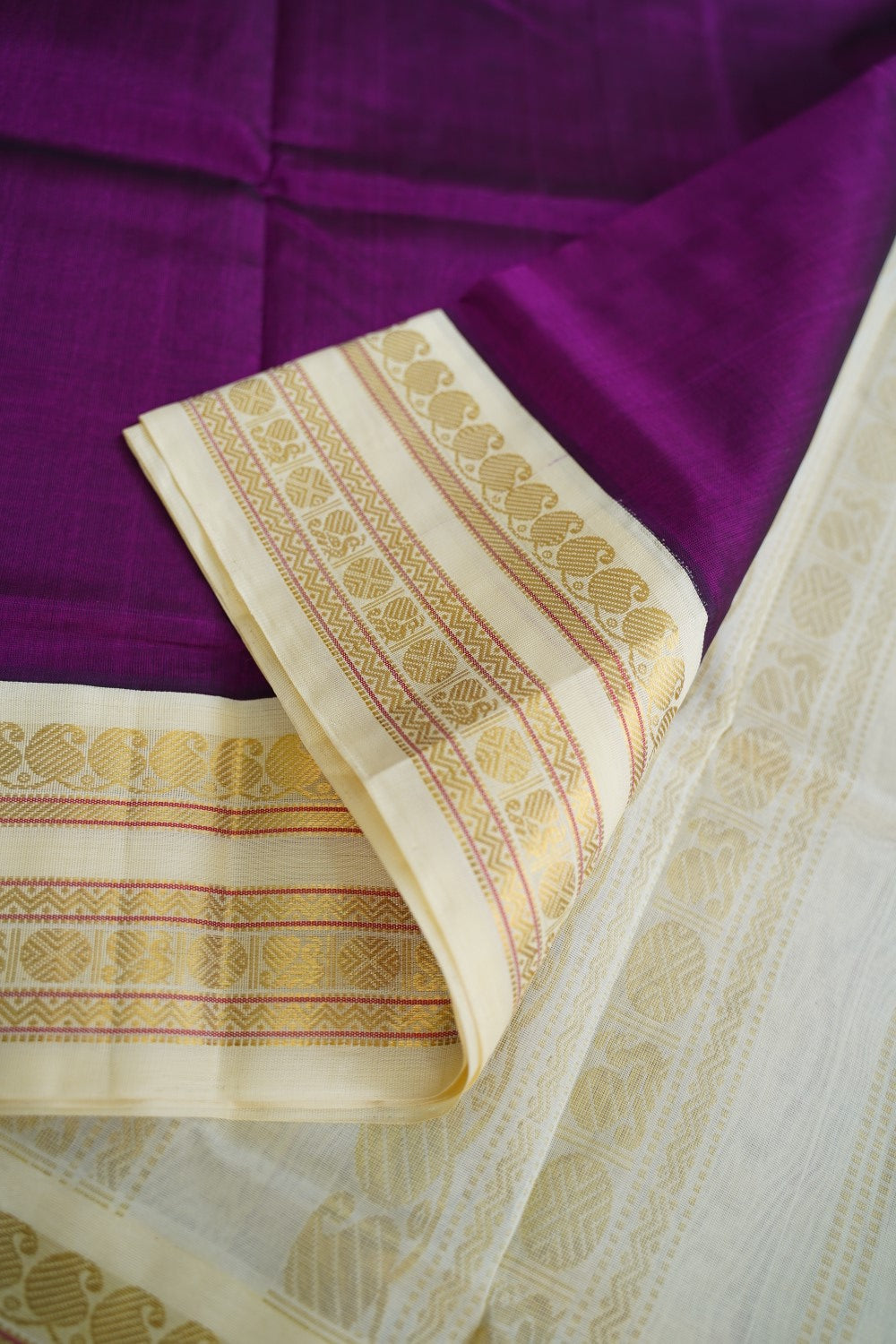 Kanchi Handloom Silk Cotton Saree PC15274