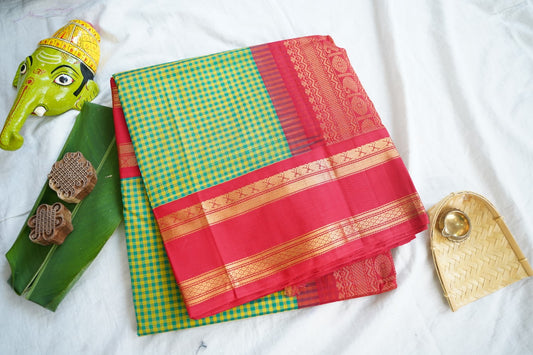 Kanchi Handloom Silk Cotton Saree Pc16561
