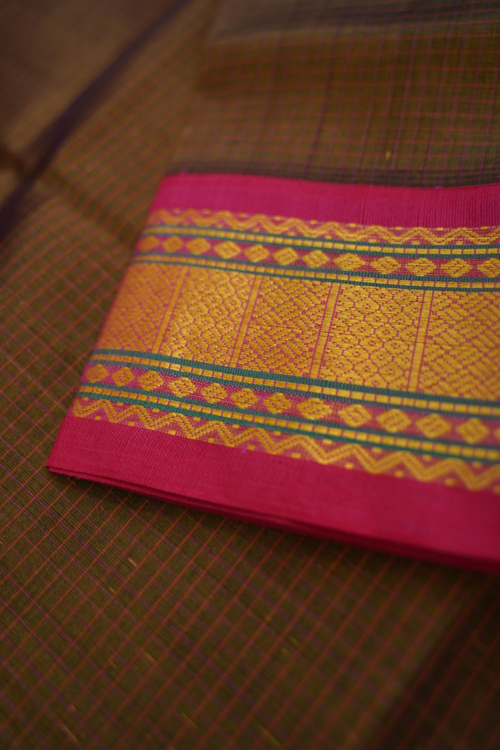 Kanchi Handloom Silk Cotton Saree PC15264