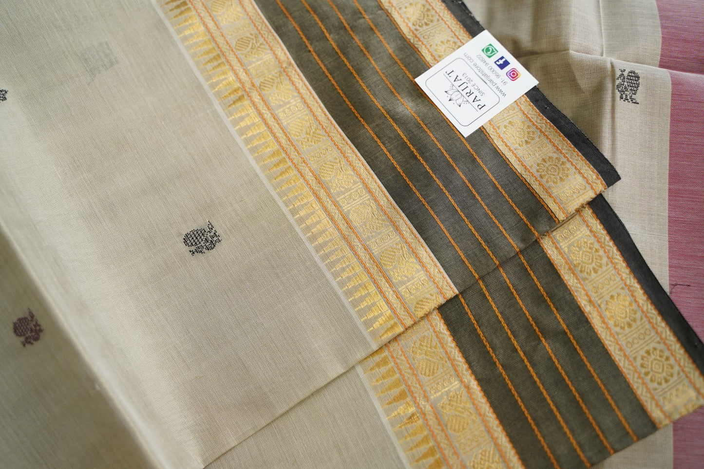 Kanchi Handloom Silk Cotton Saree PC17518