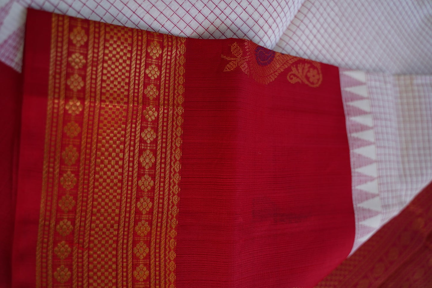 Kanchi Handloom Silk Cotton Saree PC15260
