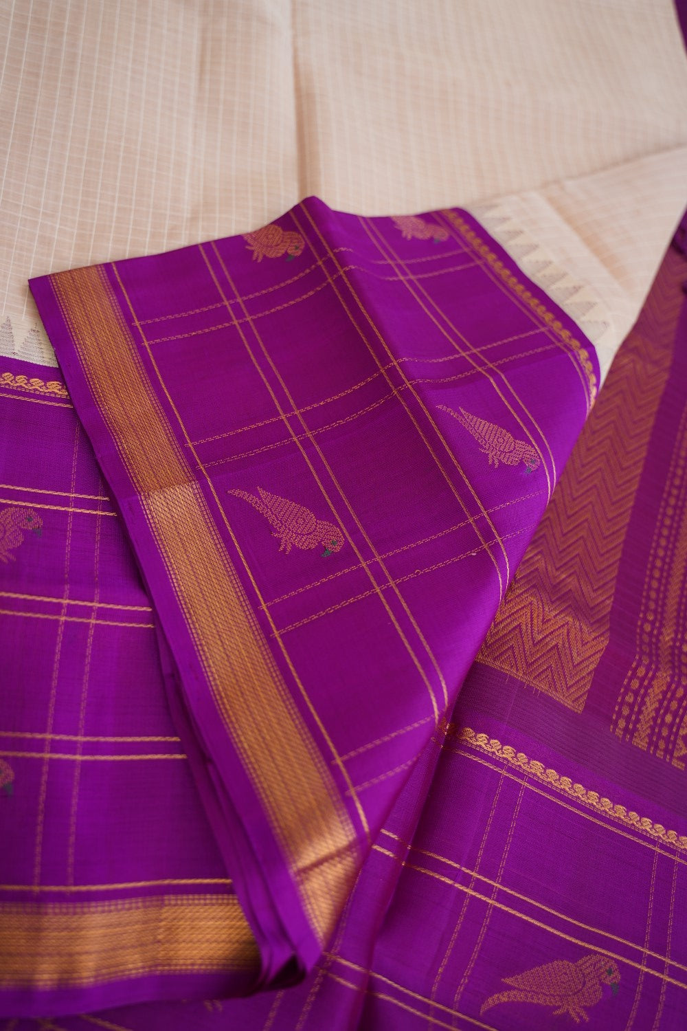 Kanchi Handloom Silk Cotton Saree PC15257